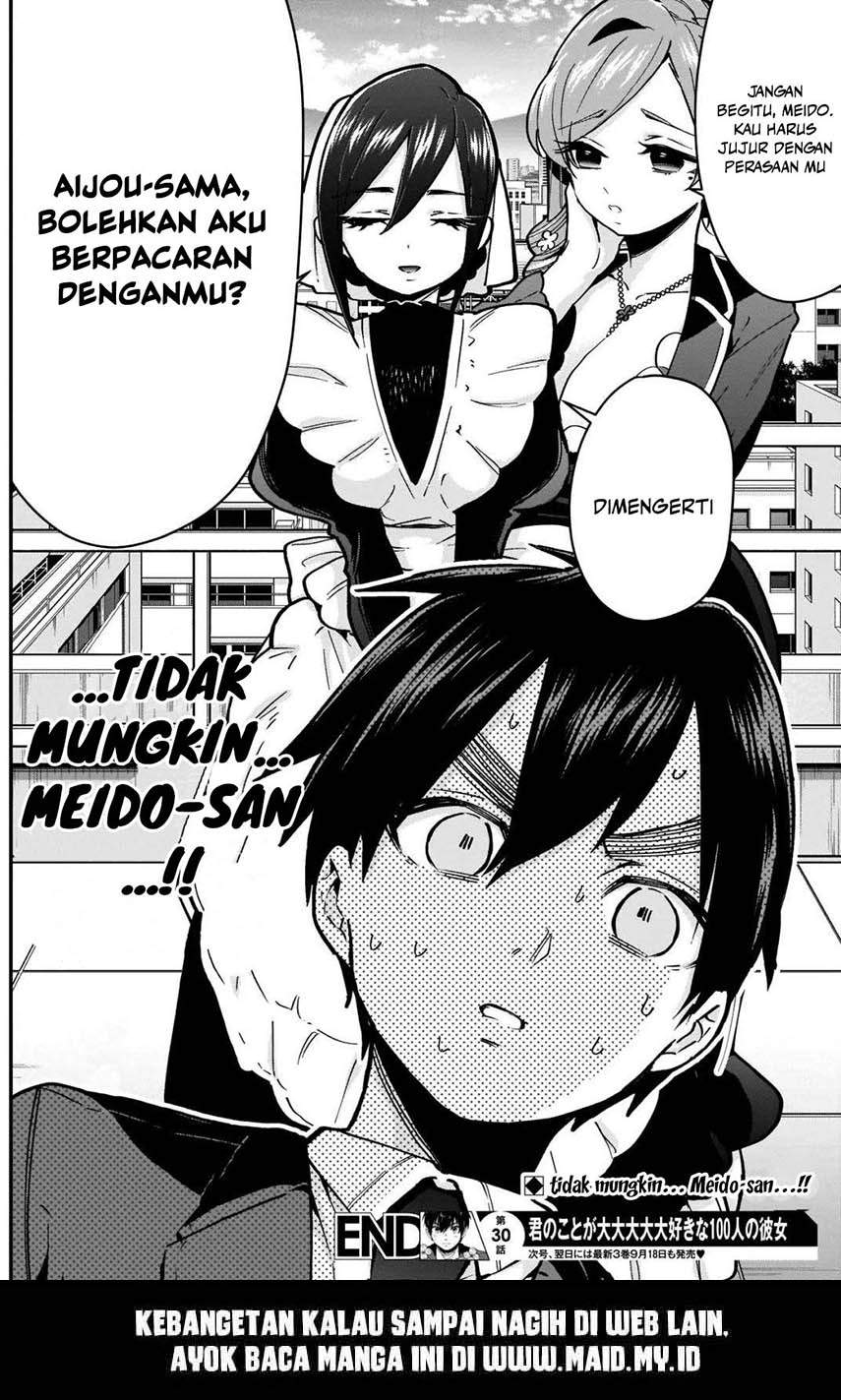 Kimi no Koto ga Dai Dai Dai Dai Daisuki na 100-ri no Kanojo chapter 30